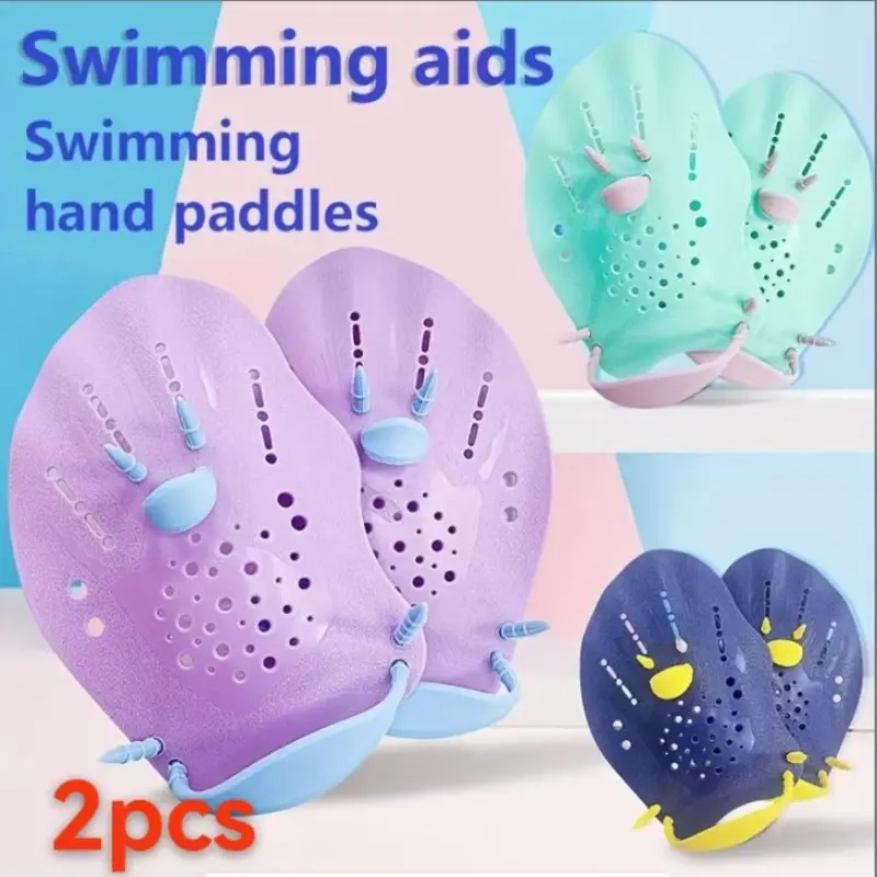 1 pair of professional buoyancy swimmers poof, for both boys and girls, to enhance the power of paddling, improve technology, quick-drying anti-slip, easy to wear, anti-fall, necessary for swimming training, Swimming Accessories