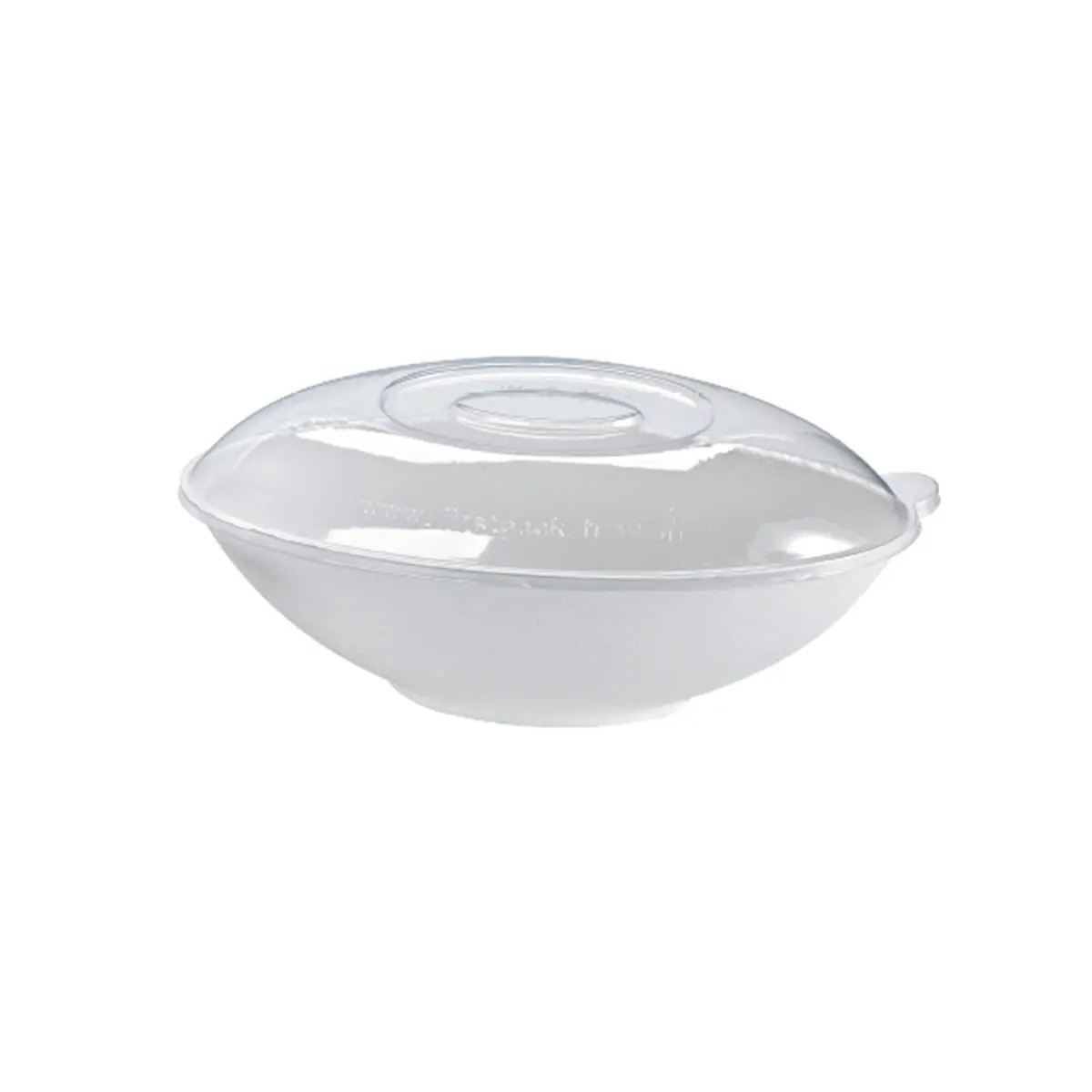 212 MAIN Oval Plastic Food Storage Container Lids - 250 Pcs Recyclable, Grease-Resistant, Anti-Leak Food Covers for Kitchen Container Attachments, Leakproof