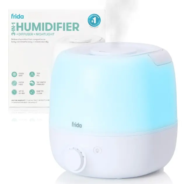 3-in-1 Humidifier, ​ Diffuser, + Nightlight 2.0​