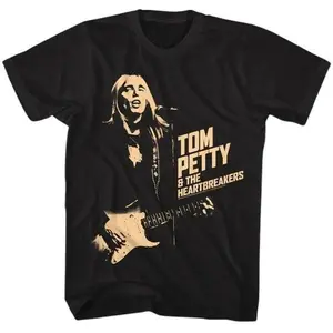 Tom Petty Official Band Logo Men's Shirt - Classic Rock Tee for Die-Hard Fans Cotton Fit