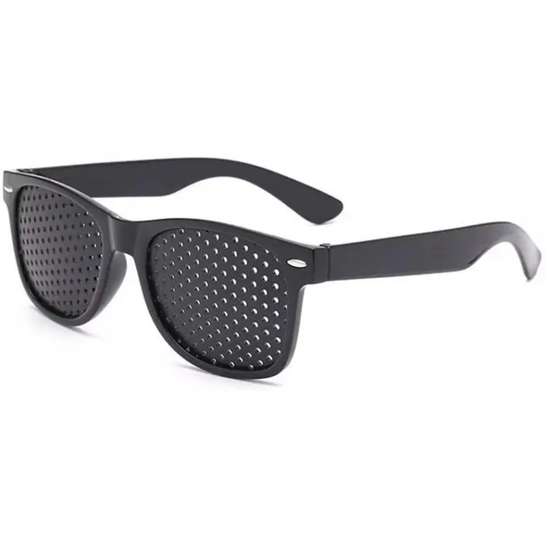 1pcs Anti-myopia Astigmatism Glasses With HolesVisionCorrection Fatigue Pin Hole Glasses For MenWomenEyesight Improvement Natura Blocking Anti-Eyestrain Glasses vision correction