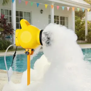 VEVOR Foam Machine, Adjustable Angle Control Foam Cannon Party Machine, Bubble Cannon with 37QT Water Tank, Stable Vertical Design, Dense Foams Maker for Gatherings, Celebrations Party