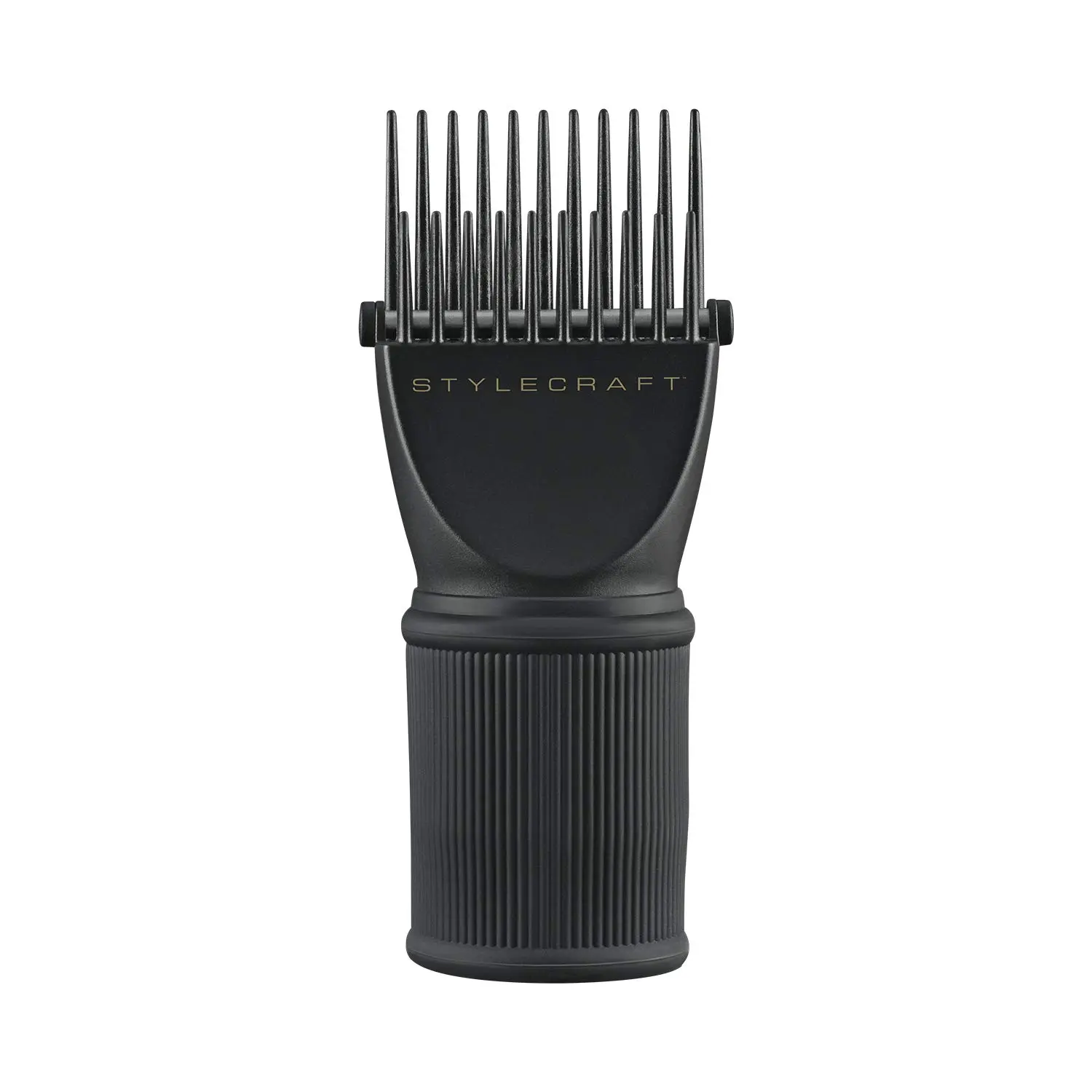 StyleCraft Universal Hair Dryer Comb Pik Attachment - Frizz-Reducing Styling Tool for Smooth Blowouts and Straightening Curly Hair, Heavy-Duty Nylon Design, Blowout Hair, Curl Routine
