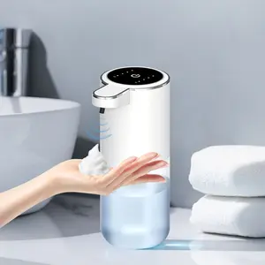 Induction Soap Dispenser USB Rechargeable 380ML, Four Adjustable Settings, Clear Capacity, Auto-Sensing, Wall Mountable, Halloween Christmas Decorations, Automatic Soap Dispenser