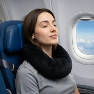 Travel Smart Pillow – Fillable Neck Pillow & Storage Bag in One NONE