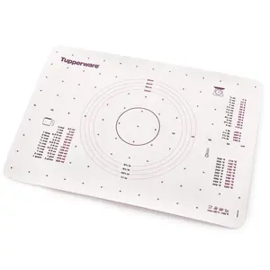 Tupperware Pastry Sheet Non-Slip Mat with Measuring Guides for Precise Baking in Smooth Surface Eco-Friendly Kitchen Mat