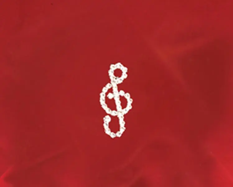 Silver Tone Music Note Brooch Pin with Sparkling Rhinestones, 1.875 Inch Unisex Fashion Accessory for Lapels & Hats
