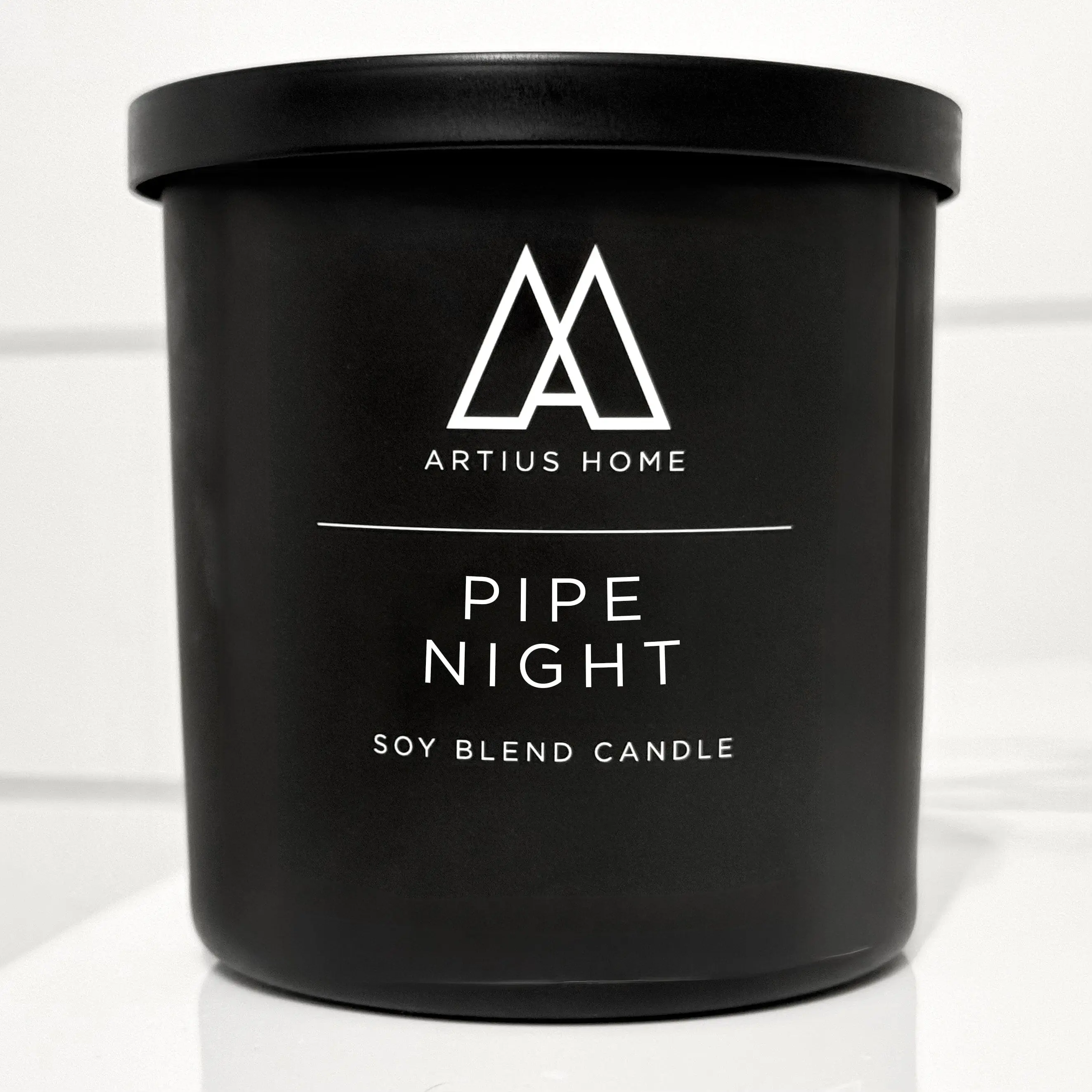 Pipe Night Wood Wick Candle – Sweet Cherry Pipe Tobacco and Warm Woods (10 oz)