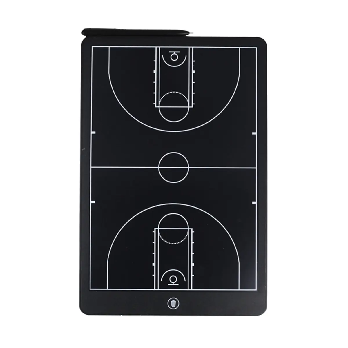 16-Inch Portable Reusable Digital Board for Car Exterior Sticker, ABS Material Electronic Coaching Board with LCD Screen, Stylus Pen, Round Corners, Shock-Resistant for Basketball, Soccer