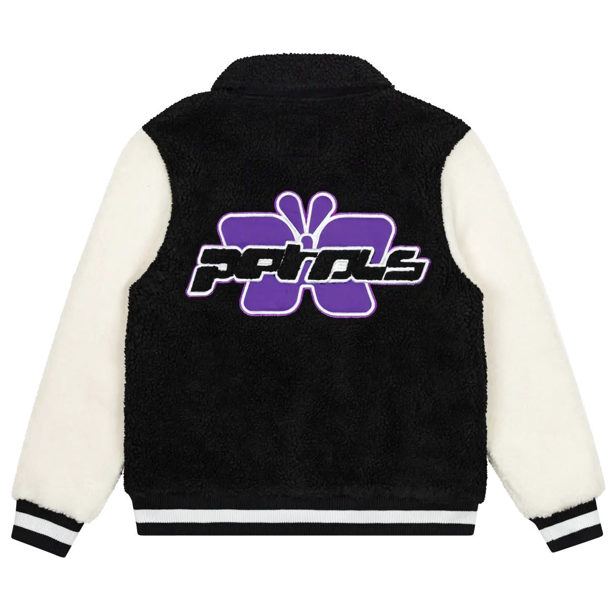 Butterfly Sherpa Varsity Jacket