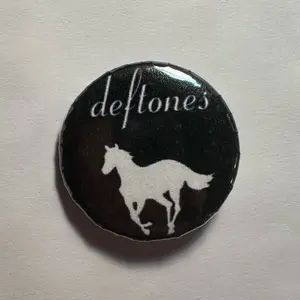 Deftones band 1.25 inch Pin Button Badge - music artist deftones merch pinback buttons pins