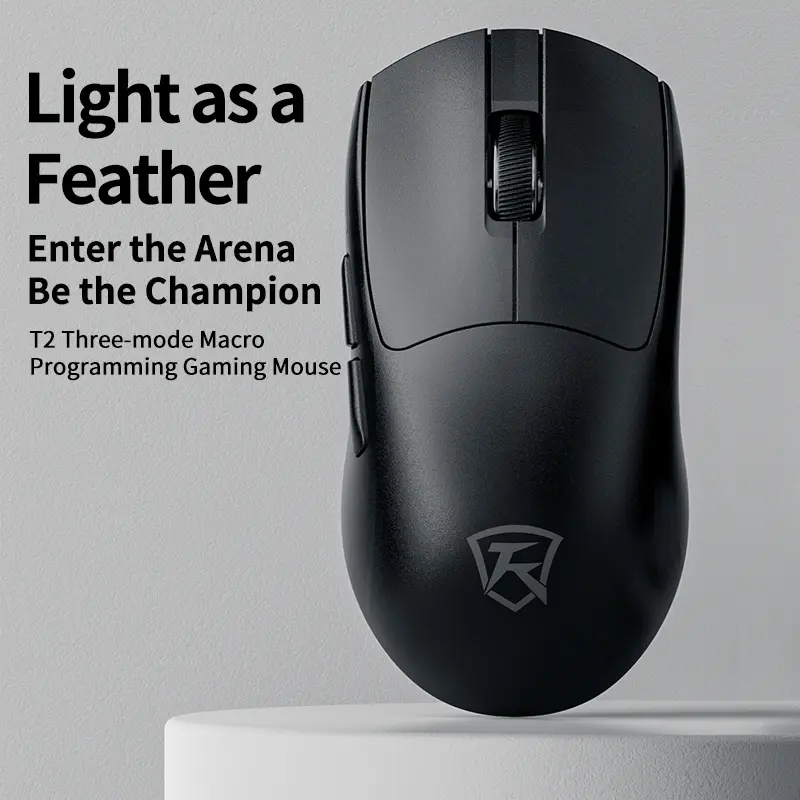 Bluetooth Wireless Gaming Mouse - Silent Operation, 3 Operating Modes, Metal Casing, Metal Charging Port, Feminine Design, Longevity, Compatible With Computers & Laptops, Ideal For Esports