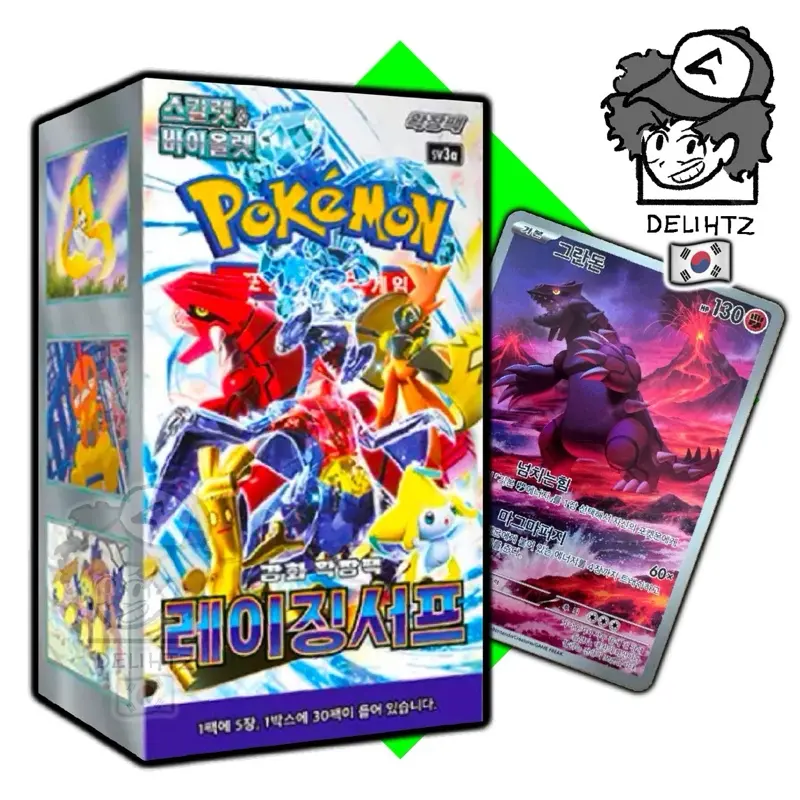 pokemon raging surf booster box sv3A - TCG - wrapped booster box for authenticity Pokmon TCG JP: Raging Surf