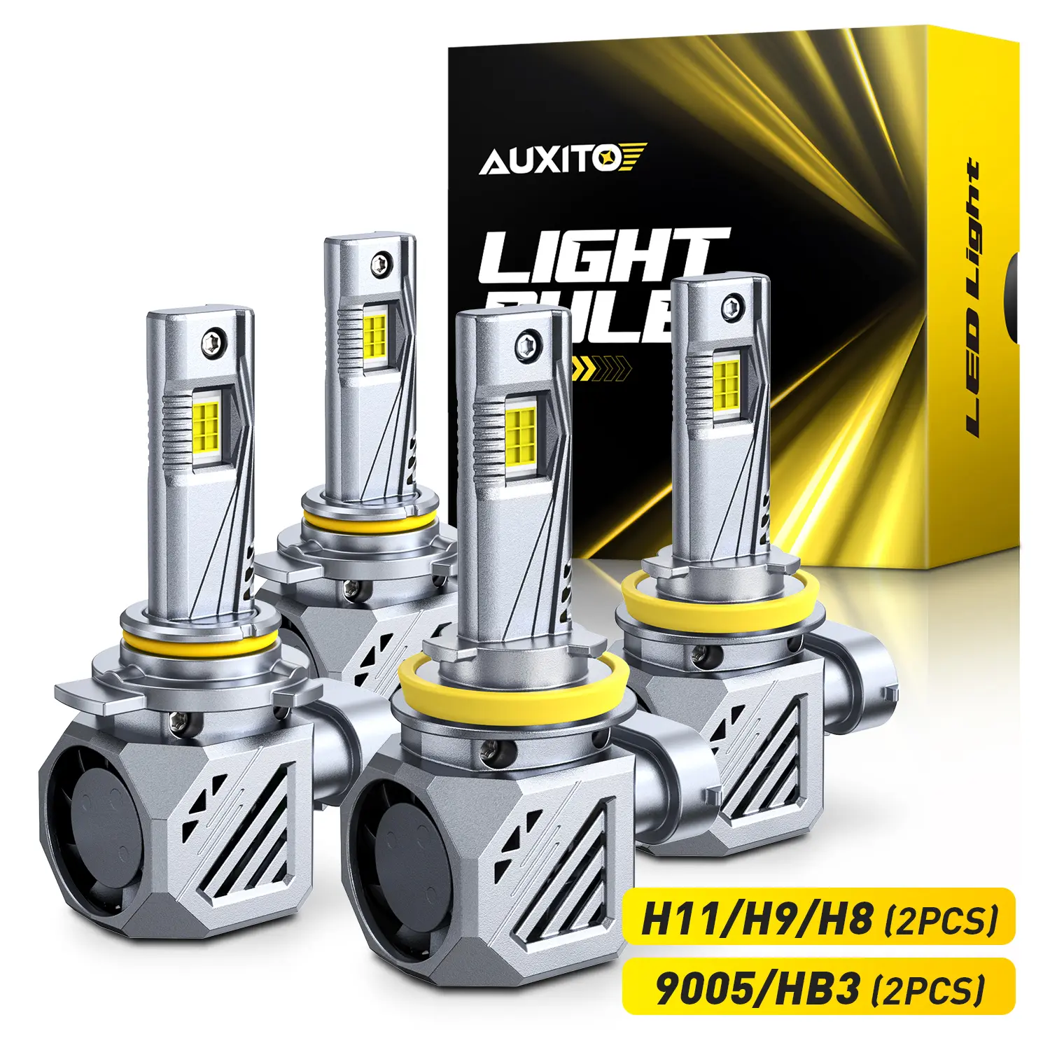 【ULTRA HEADLIGHT】For 2006-2020 Toyota 4Runner LED Headlight Bulbs -9005 High Beam+H11 Low Beam LED Bulbs,58000LM 6500K Cool White,70,000Hrs Long Service Life with Cooling Fans,No error,CANBUS Ready,No Flickering, Plug and Play