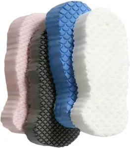 4pcs Exfoliating Bath Sponge Set, Soft Body Exfoliating Scrubber Tool, All-Purpose Dead Skin Remover for Family, Christmas Gift (Beauty & Personal Care, Bath & Body Care)