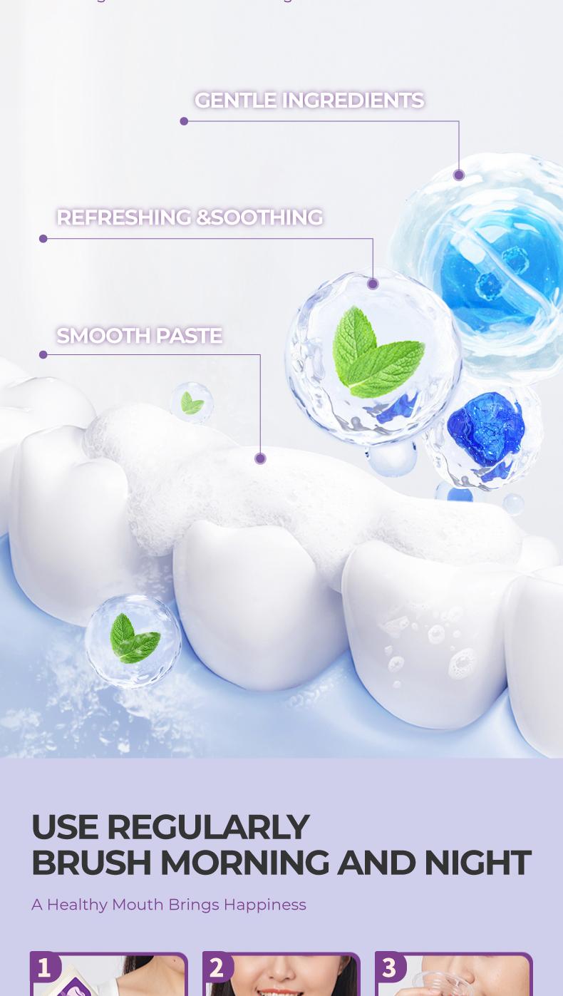 Kreain Nature Fresh Breath Toothpaste – Everyday Oral Hygiene and Gentle Deep Cleaning Toothpaste for Teeth and Gums, Suitable for Women and Men
