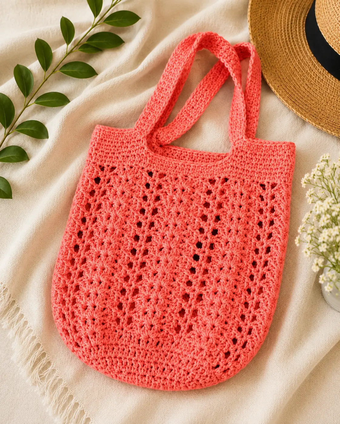 Women's Boho Market Handbag, Stylish Reusable Tote for Grocery Shopping, Casual Outings