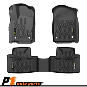 TPE Car Floor Mats Fit For 16-23 Dodge  TPE All-Weather Protection  Waterproof & Easy Clean Rubber Liners    FIT FOR   2016-2023 Dodge Durango Cherokee TPE Floor Mats Liner 3D Molded All Weather