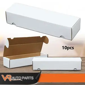 10-Pack Corrugated Trade Card Box, 800-Count Firm New Storage Organization Solution for Gaming Hobby Toploader, Car Exterior Decoration Accessory Card Sleeves