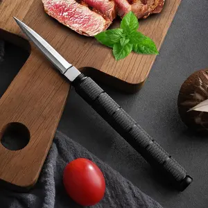 Brass Mini Kitchen Knife – Keyring Safety Lock, Sharp Blade, Essential for Camping EDC