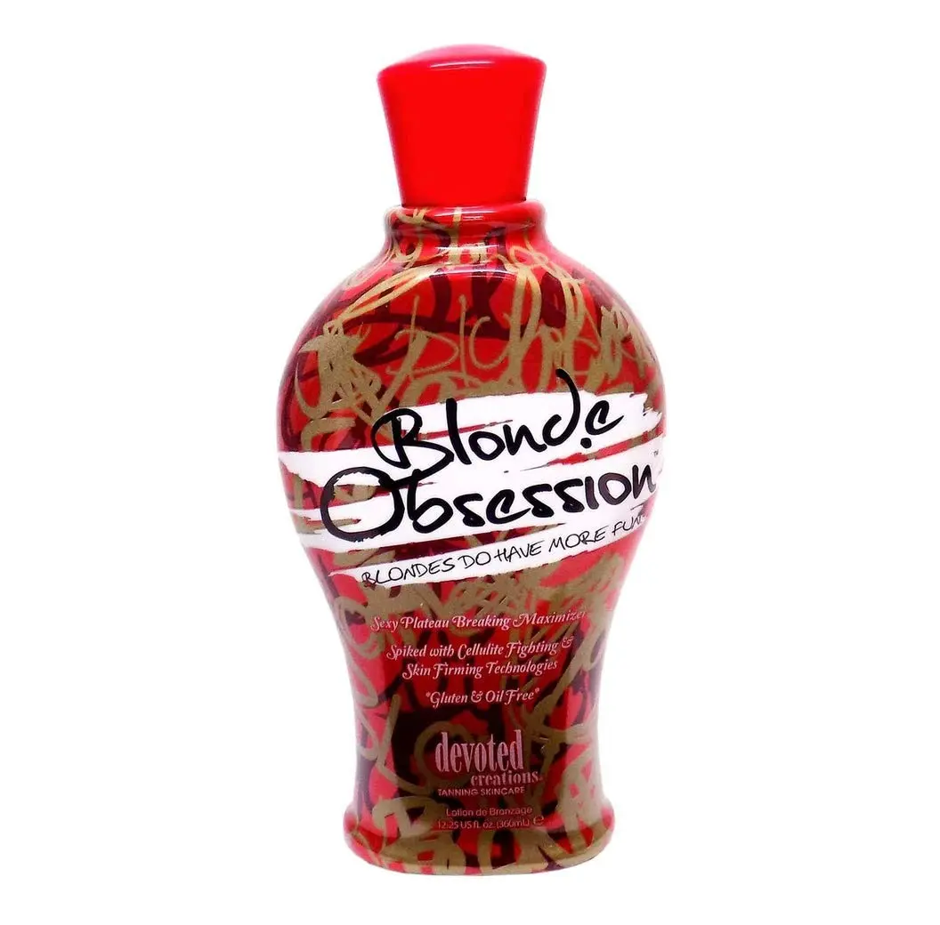 Blonde Obsession Tanning Lotion by Devoted Creations, 12.25 fl oz Golden Body Care