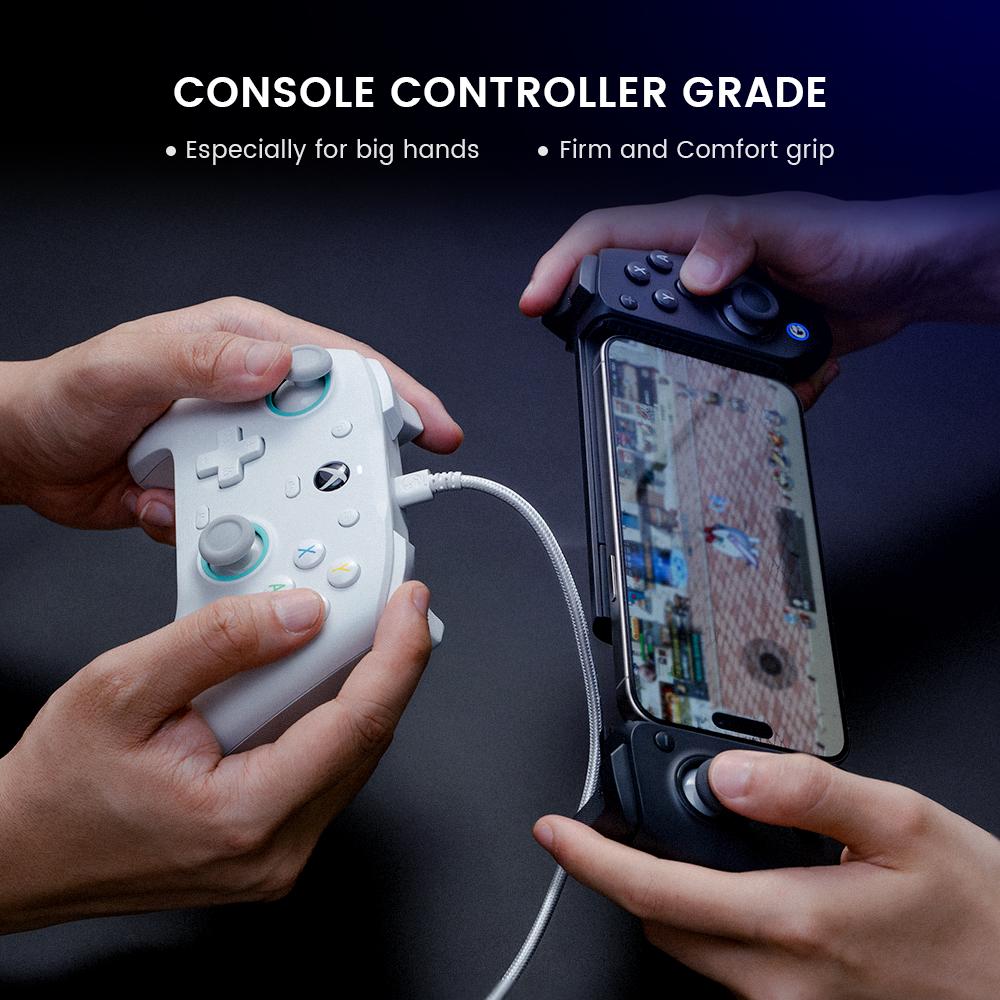 GameSir G8 Plus Galileo Bluetooth Mobile/Pad Wireless Game Controller for Android and iOS, Featuring Hall Effect Sticks & Triggers