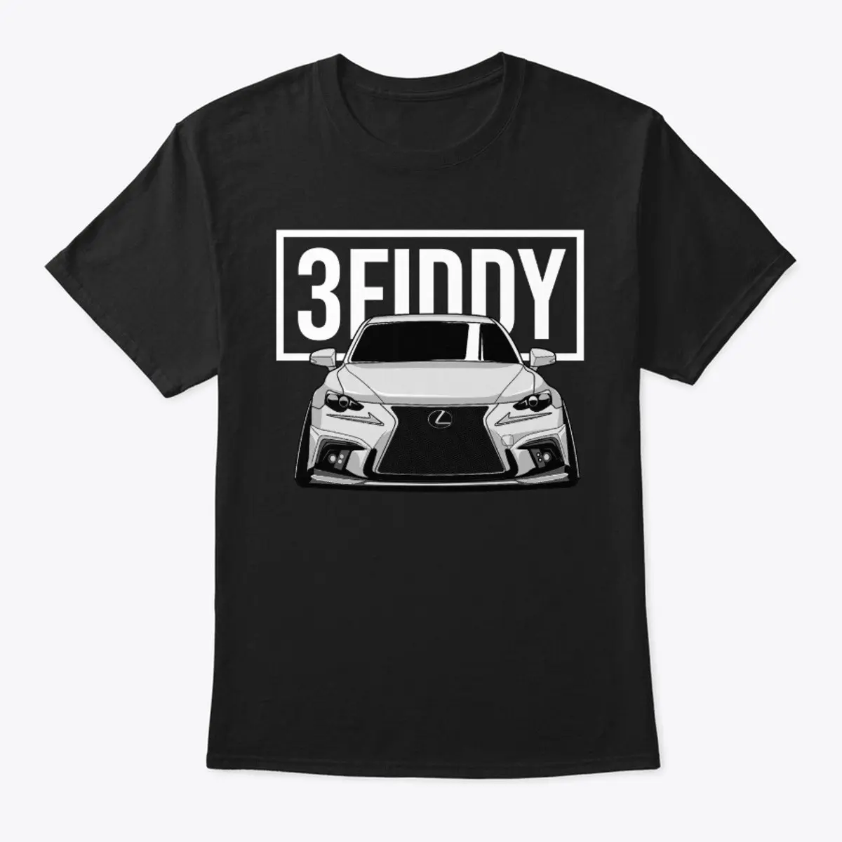 Lexus IS Classic Tee 3FIDDY 3IS Graphic T-Shirt Sweatshirt Hoodie JDM Car Fans Gift