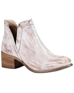 Diba True Women's Women'S Work Nerd Booties Round Toe - White