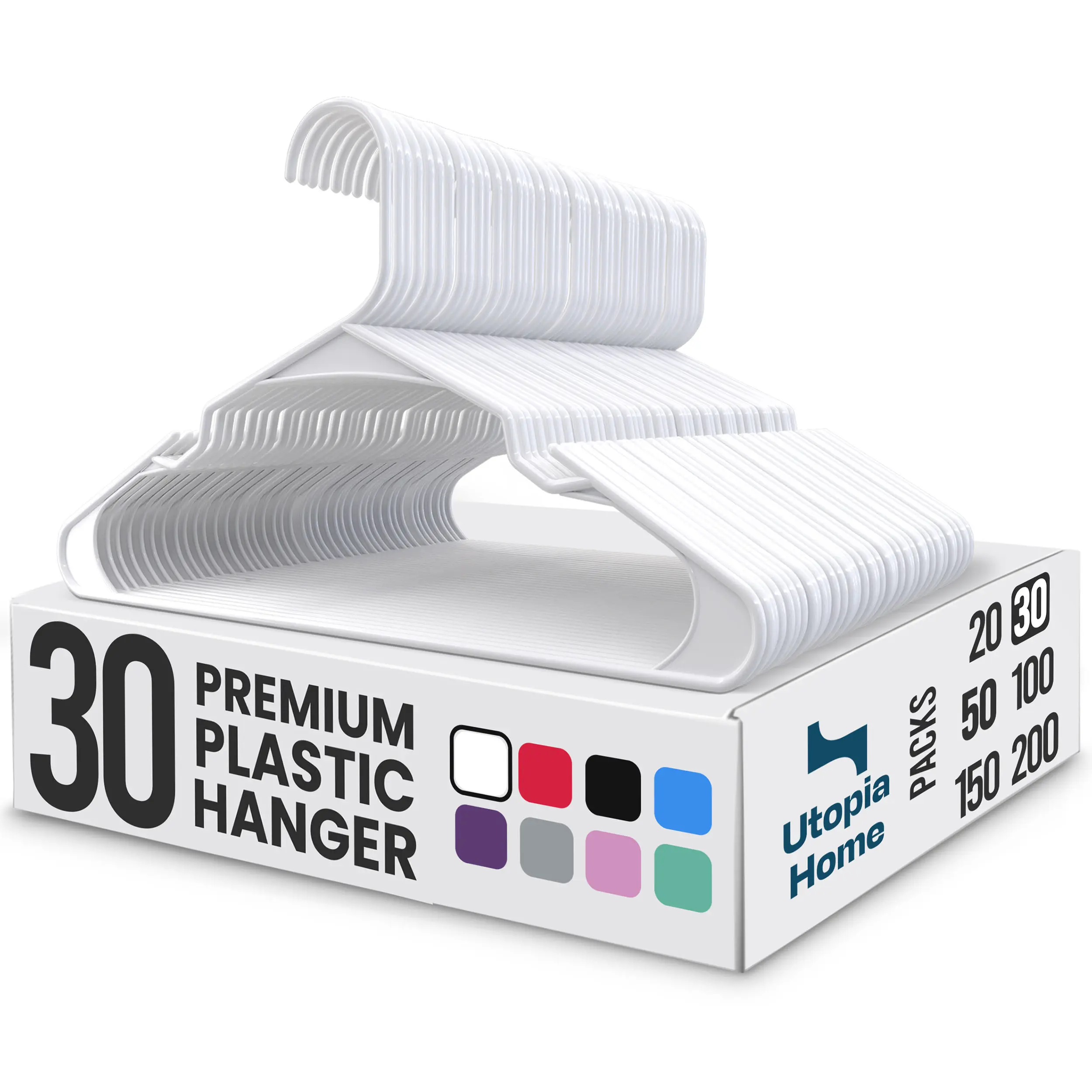 White Pack of 30 