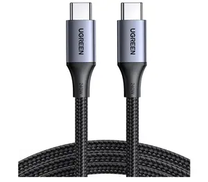 UGREEN 240W USB C to USB C Cable, Fast Charging USB C Cable for iPhone 17 Pro Max/16, Samsung Galaxy S25/S24, MacBook Pro/Air, iPad Pro/Air/Mini, Dell XPS, 6.6FT
