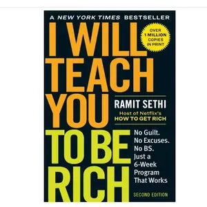 A must-read book for getting rich: No guilt. There's no excuse. I Teach You to Be Rich - Just a 6-Week Program, Work (2nd Edition) - Paperback Guided Journal Chicken