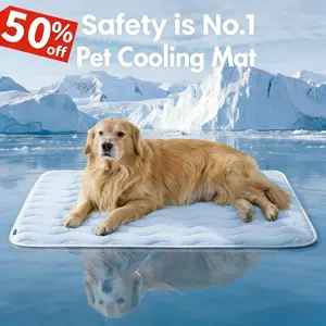 Bedsure Cooling Thin & Thick Mat for Dogs – Q-MAX>0.4 Washable Pet Cooling Pad, No Gel, No Electric, Non-Slip Summer Crate Bed for Large Dogs Bedsure Cooling Thin & Thick Mat for Dogs – Q-MAX>0.4 Washable Pet Cooling Pad, No Gel, No Electric, Non-Slip Summer Crate Bed for Large Dogs