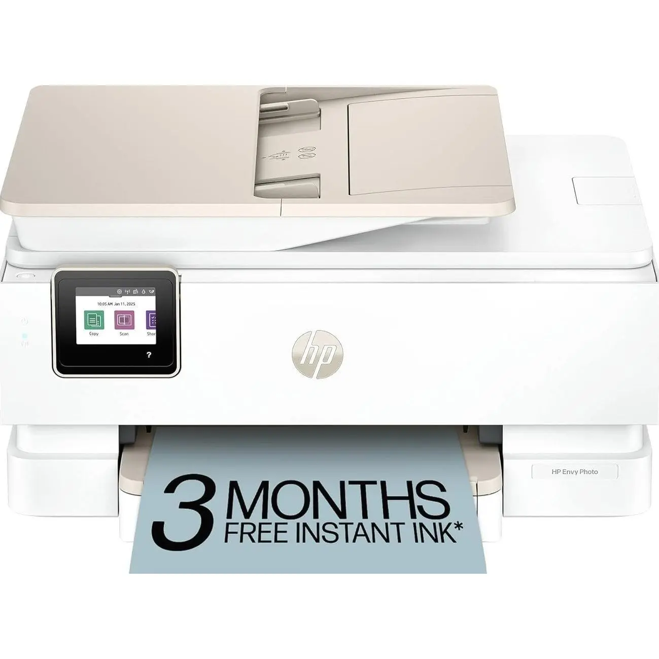 HP Envy Photo 7975 Wireless Color Inkjet Photo Printer, Print, scan, Copy, Easy Setup, Mobile Printing, Best-for-Home, 3 Month Instant Ink Trial Included, AI-Enabled (B63K3A)