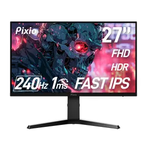 Pixio PX279 Prime Neo 27 inch 240Hz Refresh Rate FHD 1080p Resolution Fast IPS Panel 1ms GTG Response Time Gaming Monitor with Adaptive Sync and Fully Adjustable Stand with AMD FreeSync