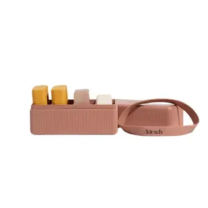 4-Compartment Travel Case - Terracotta