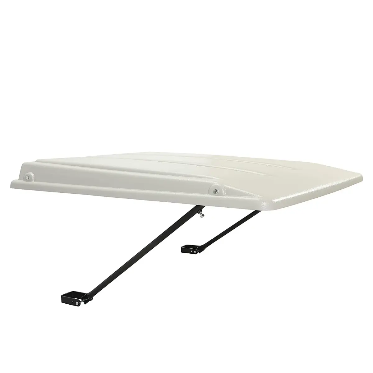 HECASA Steel & ABS Tractor Sun Shade Canopy with Brackets, Easy to Install for John Deere Compact Utility Tractors (34" Wide or Less ROPS), Fits 1.5"x3", 2"x2", 2"x3" ROPS, 36" W x 40" L, Creates Cool Driving Environment to Stay Cool and Efficient