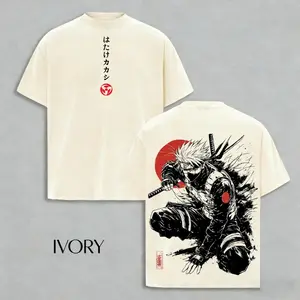 Naruto Kakashi Vintage T-Shirt Gildan 18000 100% Cotton Classic Unisex Fit OEKO-TEX Certified Low-Impact Dyes ANSI/ISEA 107 Compliant High Visibility - Top