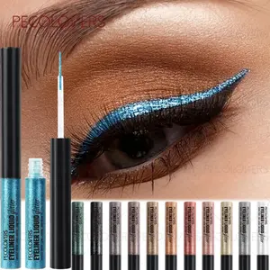 12pcs/set Liquid Eyeliner Various Colors & Quick Dry, Smudge Proof, Waterproof and Long Lasting Liquid Eyeliner Eye Makeup Supplies