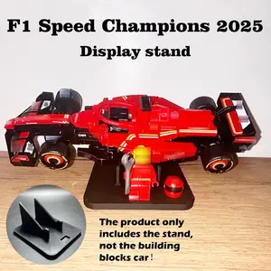 1pc F1 Speed Champion Series Racing Display Stand, Ideal for Collectibles, Perfect for Lego and Car Enthusiasts, Memorial Gift Showcase Base