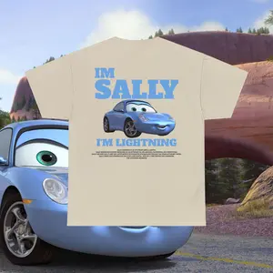 Sally Cars Movie, Sally, Lightning Mcqueen shirt, Lightning Mcqueen Kachow, Cars Movie, Vintage Car Tee, Cars Cartoon Shirt, Lightning