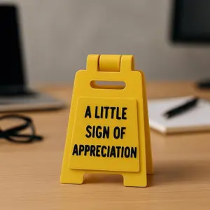 1pc A Little Sign of Appreciation, Desktop Decorations, Thank You for the gift, for Friend and Colleague, Creative Desktop Decoration, Desk Signs Ornament
