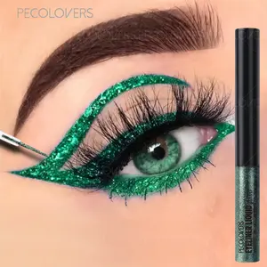1PC Colorful Shiny Eyeliner Liquid Eyeliner Pen Pearlescent Color Sequins Sparkling Diamond Eye Shadow High Saturation Eye Shadow Eyeliner Pen Eye Makeup Eye Makeup Product
