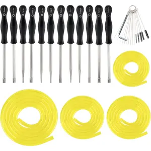12 Pcs Carburetor Adjustment Tool Kit for 2 Cycle Carburetor Small Engine for, MTD,,, Husq, Weedeater, Echo, Toro,,, Weed Eater Trimmer