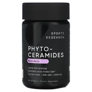 Sports Research Phytoceramides Mini-Gels, 350 mg, 30 Softgels