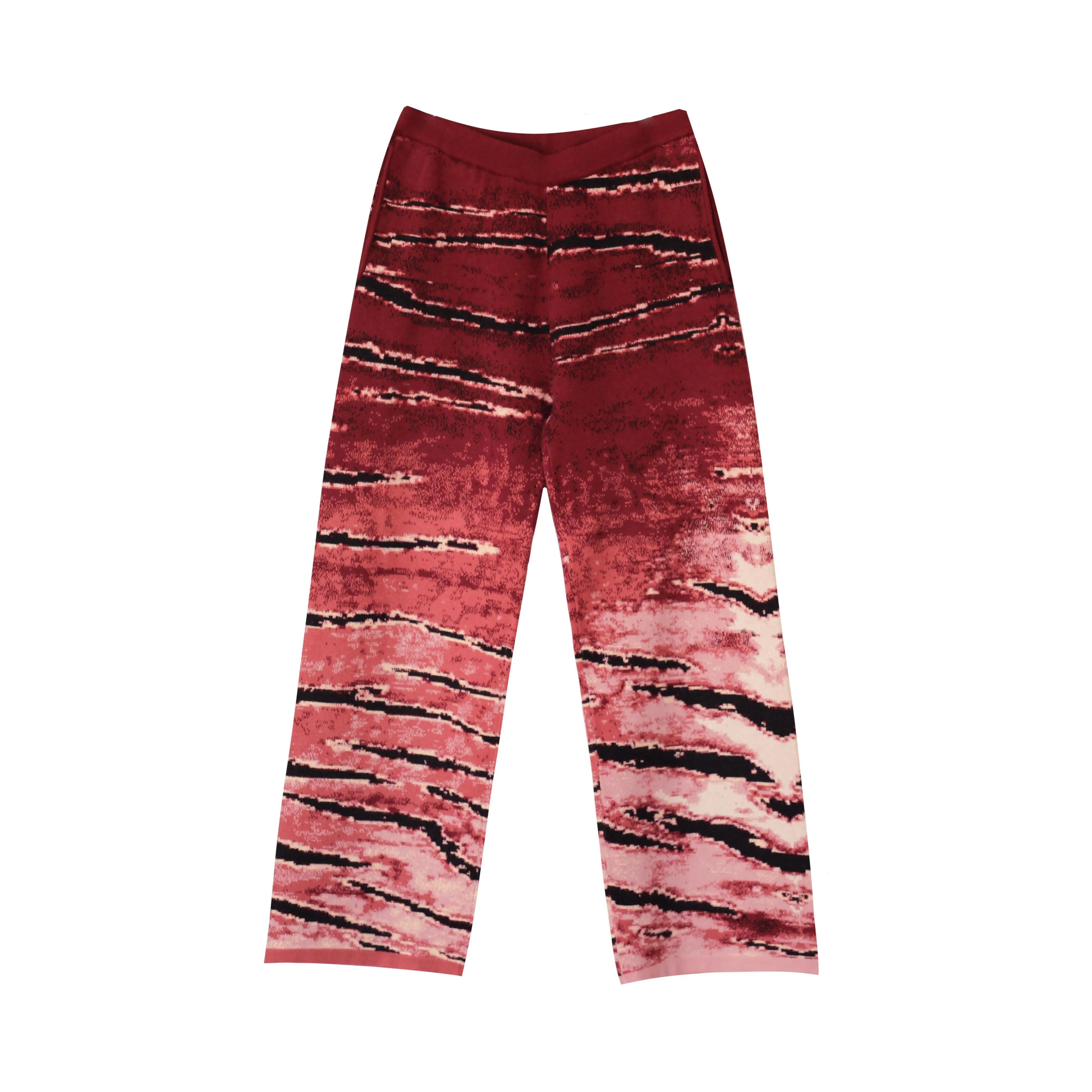 Glitch Wide Leg Pants: Animal