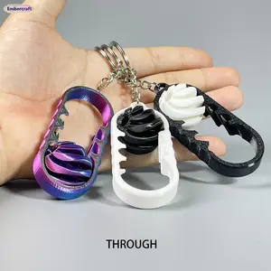 Sensory Fidget Spinner TikTok Viral Stress Relief Unzip Fingertip Spiral 3D Vortex Ornament Two-Tone Design Smooth Quiet Spin Portable EDC Focus Relief Office/Classroom/Travel Gift Teens+Adults, Fun Stocking Stuffers, Guys Gifts