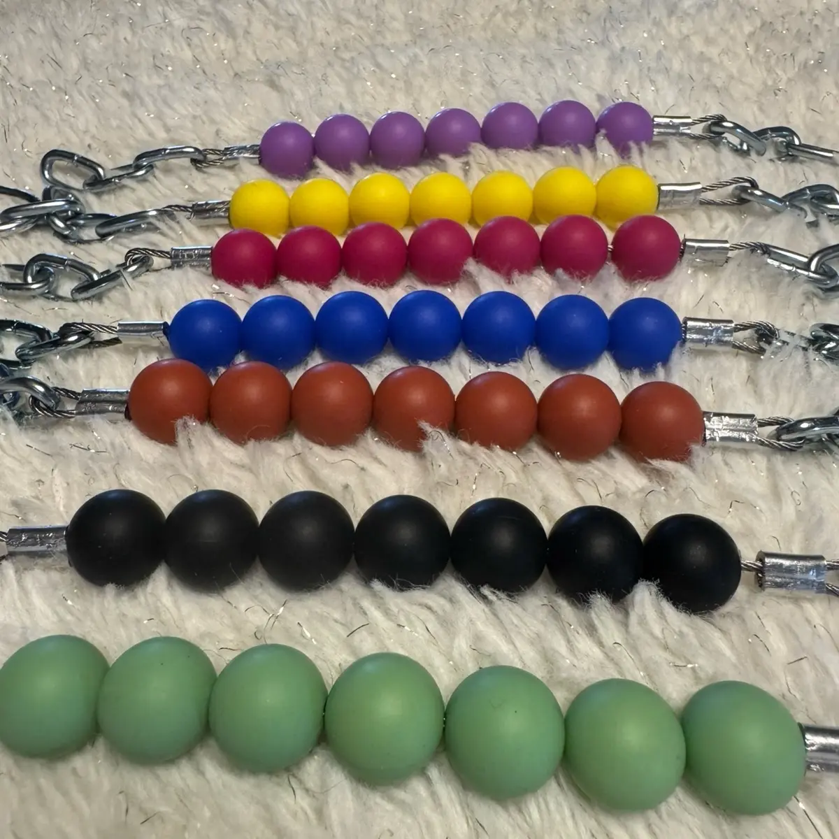 Custom horse curb chain - silicone Custom horse curb chain - silicone