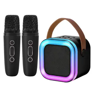 Microphone Stand-*ONLY* Portable Wireless Karaoke Machine Microphone Base, Anti-Slip (1 pc) Compact Microphone Stand For All Ages.                                            *Color* BLACK *ONLY*