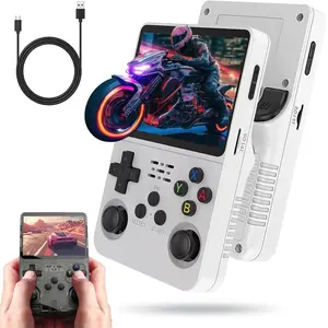 R36s Retro Video Handheld Game Console, Portable Mini Gaming Device, 64GB Memory, Linux System, 3.5 Inch IPS Screen, 3500mah Battery