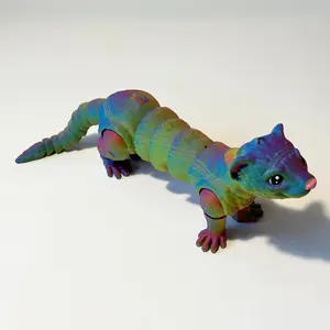 Large Ferret - 3D Printed Articulating Figure Large Ferret - 3D Printed Articulating Figure